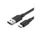 CABLE USB-A 2.0 A USB-C 1M NEGRO US287 UGREEN