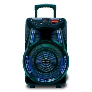 Bocina Dolphin SP-1217RBT Party Speaker 12" Bluetooth Negro + Microfono