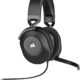Corsair HS65 SURROUND Auriculares para juegos (Sonido envolvente Dolby Audio 7.1 en PC y Mac, Micrófono omnidireccional, Tecnología SoundID de SonarWorks, Control de volumen de fácil acceso) Carbón