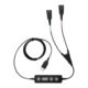 Jabra Link 265 USB/QD Cable para Auriculares Quick Disconnect - Negro