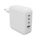 Cargador de viaje HyperJuice® 100 W USB-C GaN con pruebas de seguridad - Blanco
