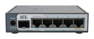 Router Mikrotik hEX S 2025 E60iUGS 5 Puertos Gigabit SFP 2.5G