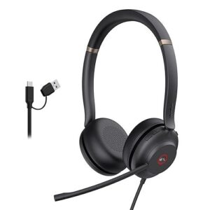Audífonos Yealink UH37 Dual UC Diadema USB Cancelación De Ruido