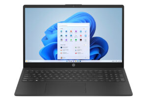 Laptop HP 15 fd0077nr 15.6" Intel Core i7-1355U 8GB RAM 256GB SSD Intel Iris Xe Graphics W11 Home Negro Teclado Inglés