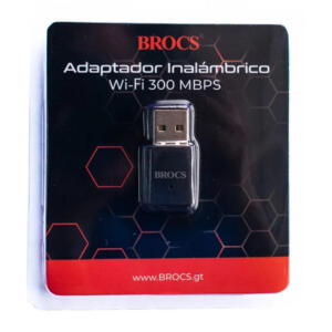 adaptador de red brocs usb 2.0 300 mbps