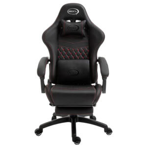 silla gamer brocs br6689a black red