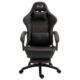 Silla Gamer BROCS BR6689A Reclinable con Apoyapies Black/Red