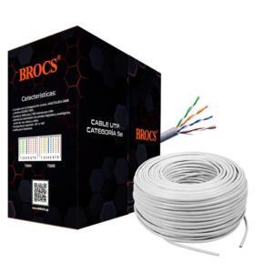 bobina de cable utp brocs categoria 5e